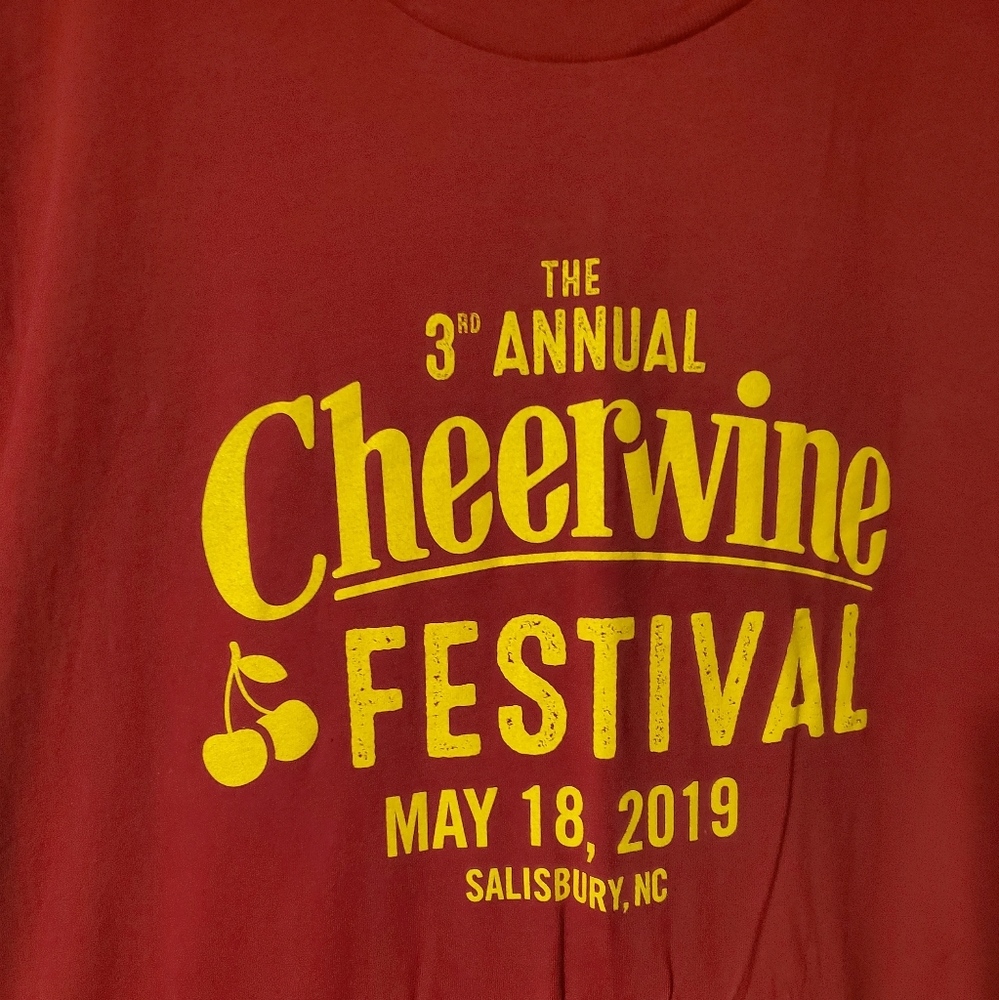 Cheerwine Soft Drink Festival T-Shirt Salisbury NC